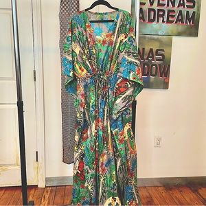 Frida Kahlo Cotton Print Caftan $30